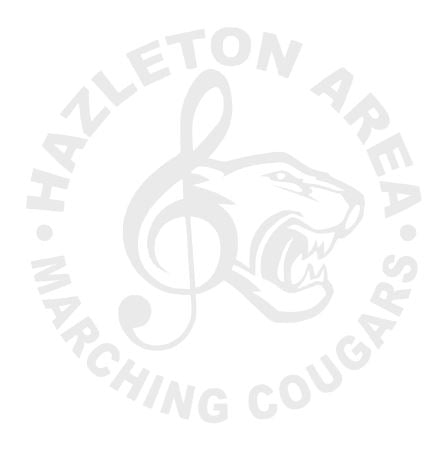 Cougar Marching Band Car Decal