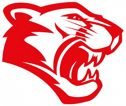 Cougar Head Car Decal