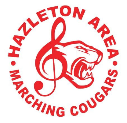 Cougar Marching Band Car Decal
