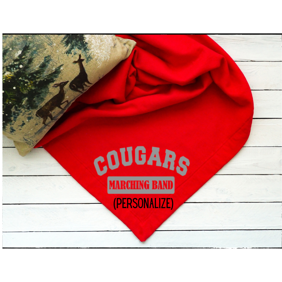 HAHS Marching Cougars Stadium Blanket