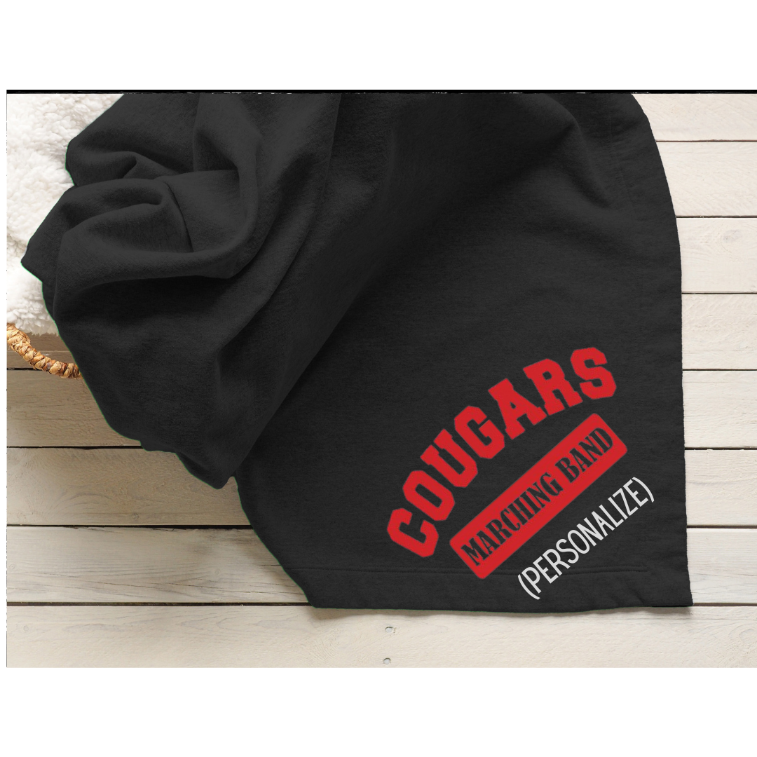 HAHS Marching Cougars Stadium Blanket