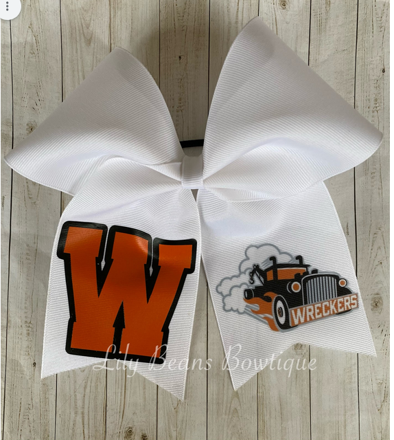 Weatherly Wreckers Cheer Bow