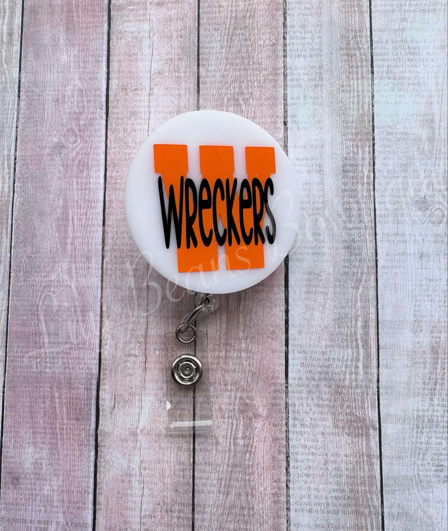 Weatherly Wreckers Badge Reel