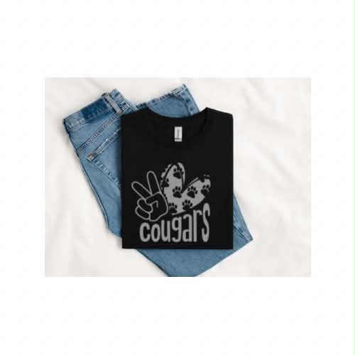 HAHS - Peace Love Cougars T Shirt