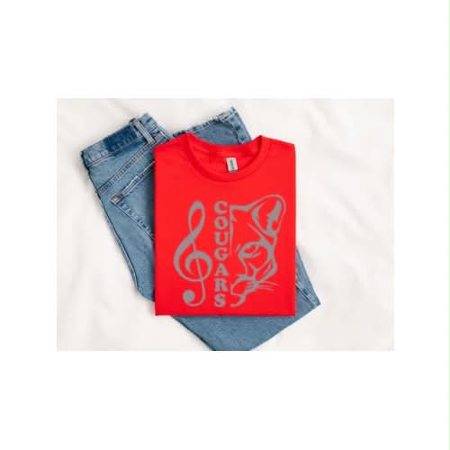 HAHS Marching Band - Cougar Head T Shirt
