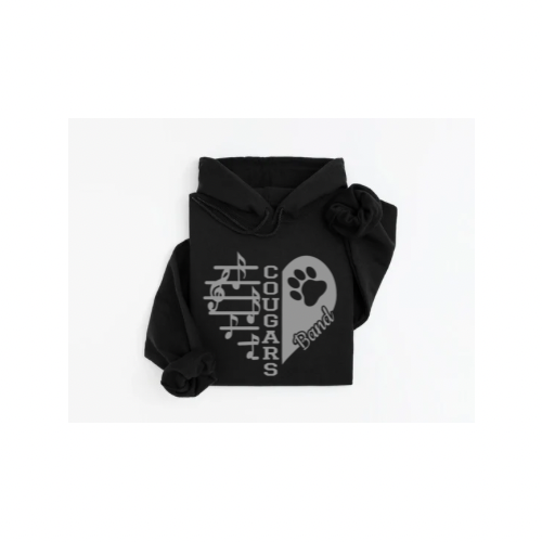 HAHS Marching Cougars Hoodie  ~ Band